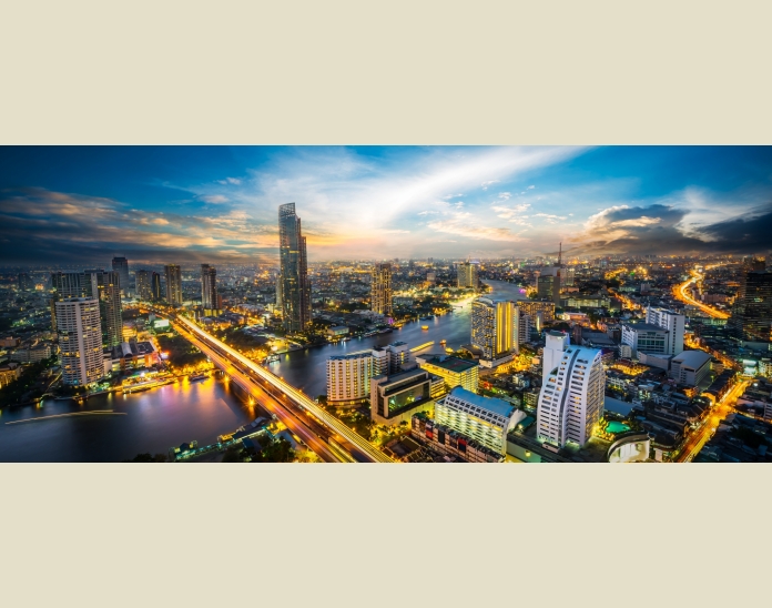 Bangkok metropolis Thailand